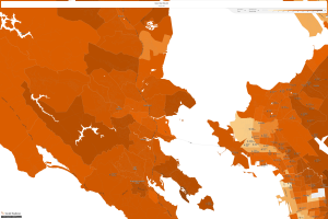 Marin County 1990 Incom