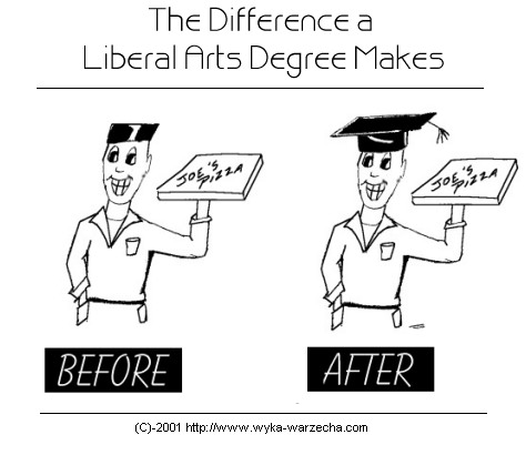 liberal education cartoon