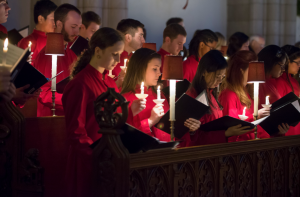 COURTESY OF Al Ferreira Many Trinity students performed at Lessons and Carols.