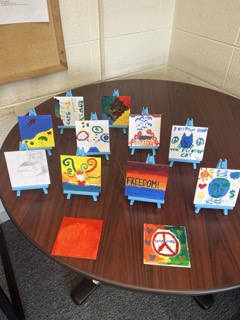 Student mini art projects