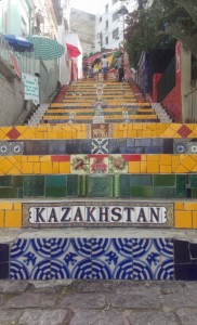 The world-famous Selaron steps