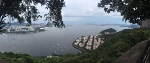 The view on the way to Christ the Redeemer, up Corcovada mountain. 