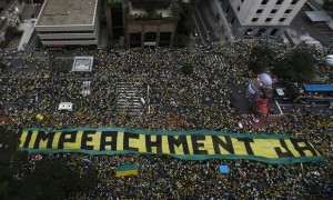 Protest against President Dilma