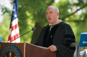 Board Chair Paul Raether ’68, P’93, ’96, ’01 offers his remarks at Commencement 2012.
